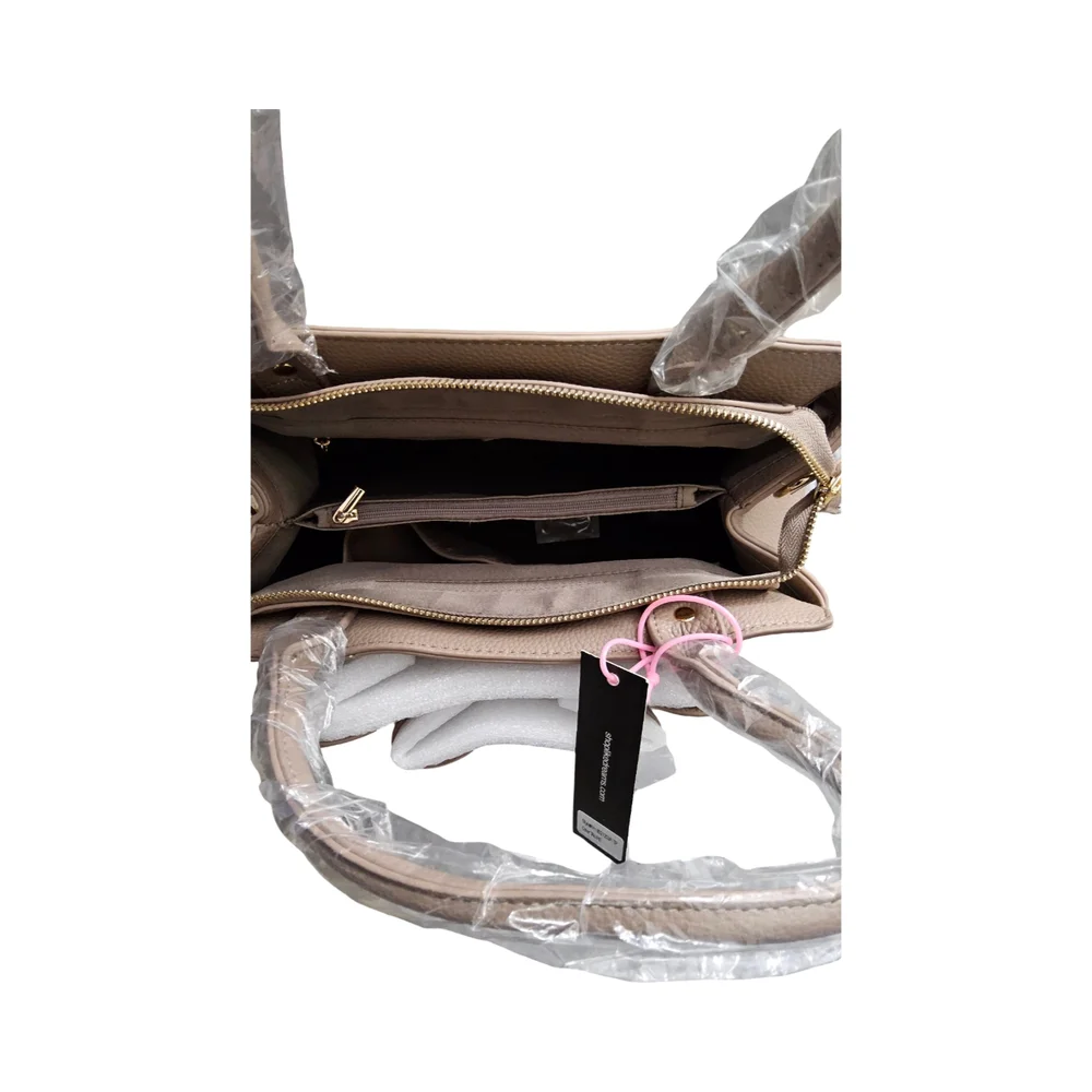 Like Dreams womens double bow satchel with Bow Accent